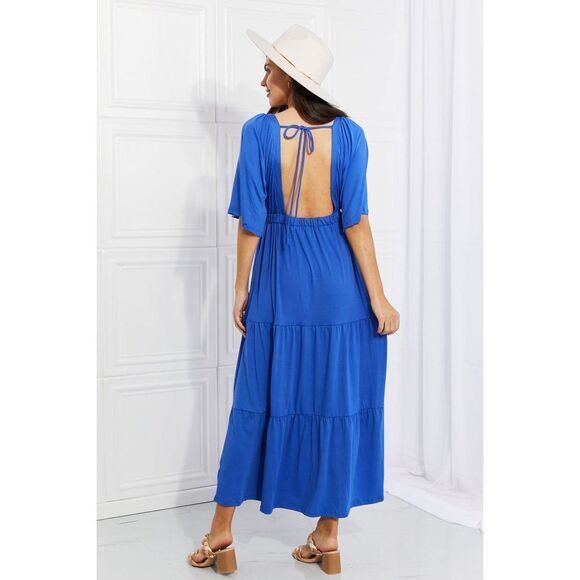 Culture Code Full Size My Muse Flare Sleeve Tiered Maxi Dress - Picture 2 of 11